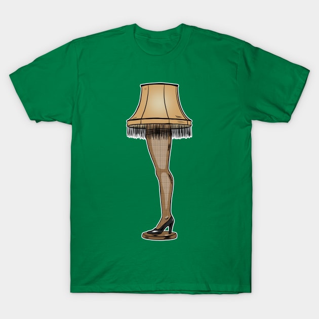 Leg Lamp T-Shirt by Black Snow Comics